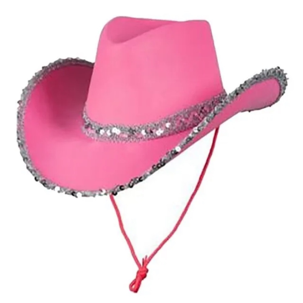 cowgirl hat and scarf set